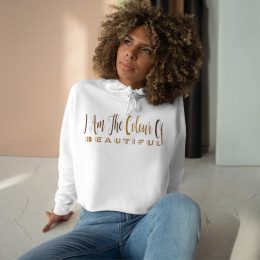 Signature I AM The Colour of Beautiful Crop Hoodie