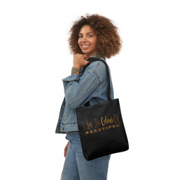 Signature I AM The Colour of Beautiful Polyester Canvas Tote Bag